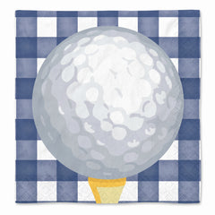 Golf "Hole in One" Paper Lunch Napkins - 6.5 In. x 6.5 In., 40-Pack