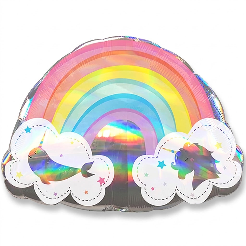Magical Rainbow Foil Super Shape Balloon