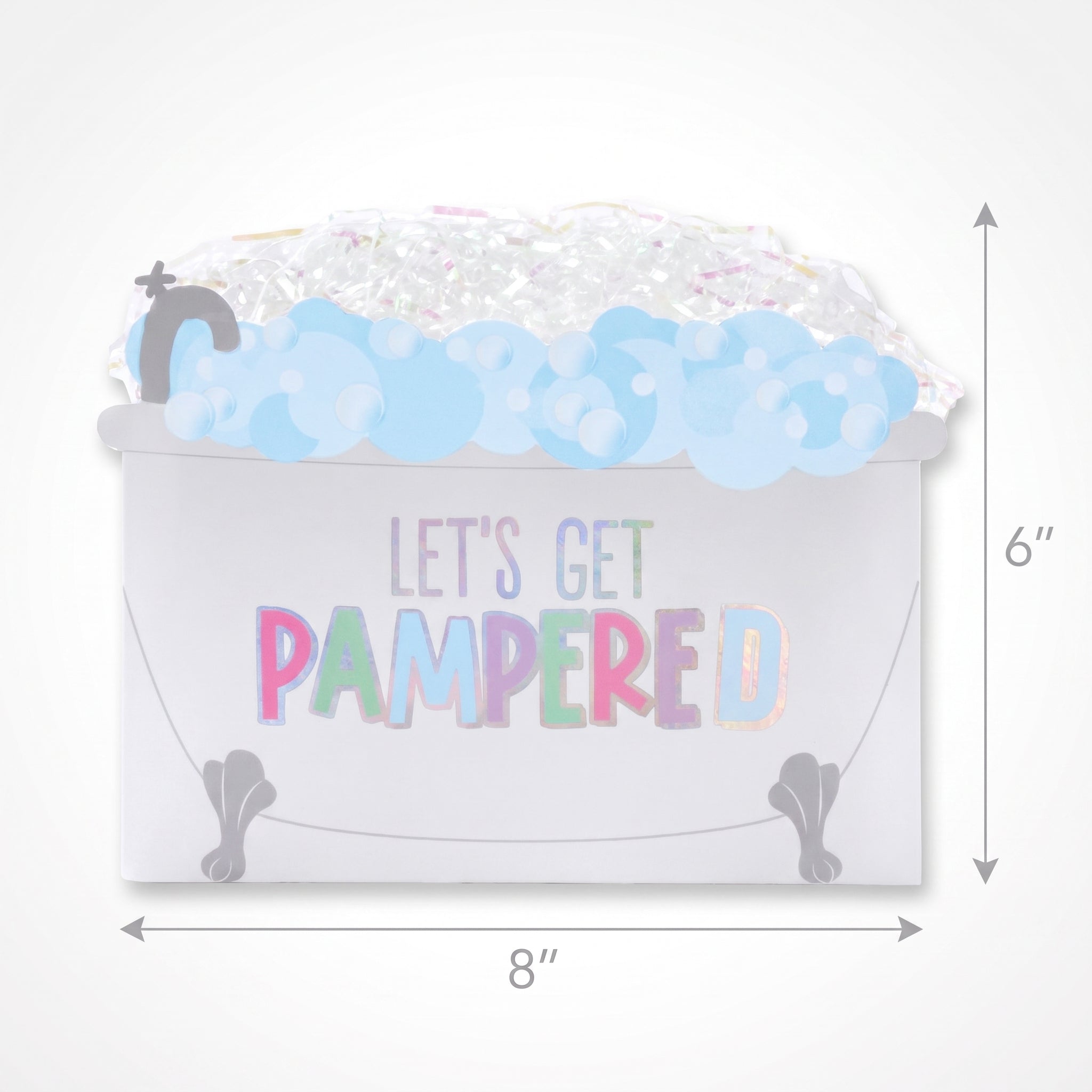 Spa Party "Let's Get Pampered" Favor Containers