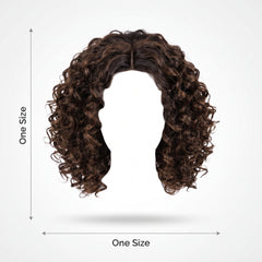 Envy Brown Curly Wig - Halloween Costume Accessory