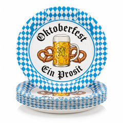 Oktoberfest Harvest 9-Inch Plates - Set of 8