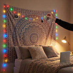 Amber Fairy LED String Lights - 5.5 ft Battery Operated