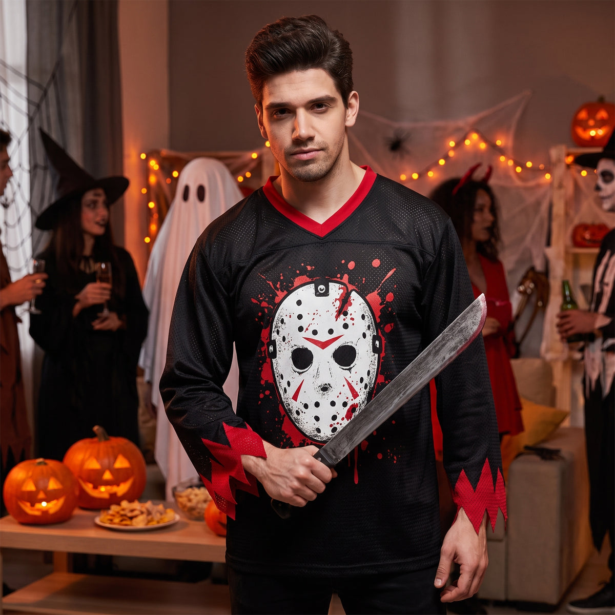 Friday the 13th Jason Adult L/XL Halloween Shirt - Adult L/XL