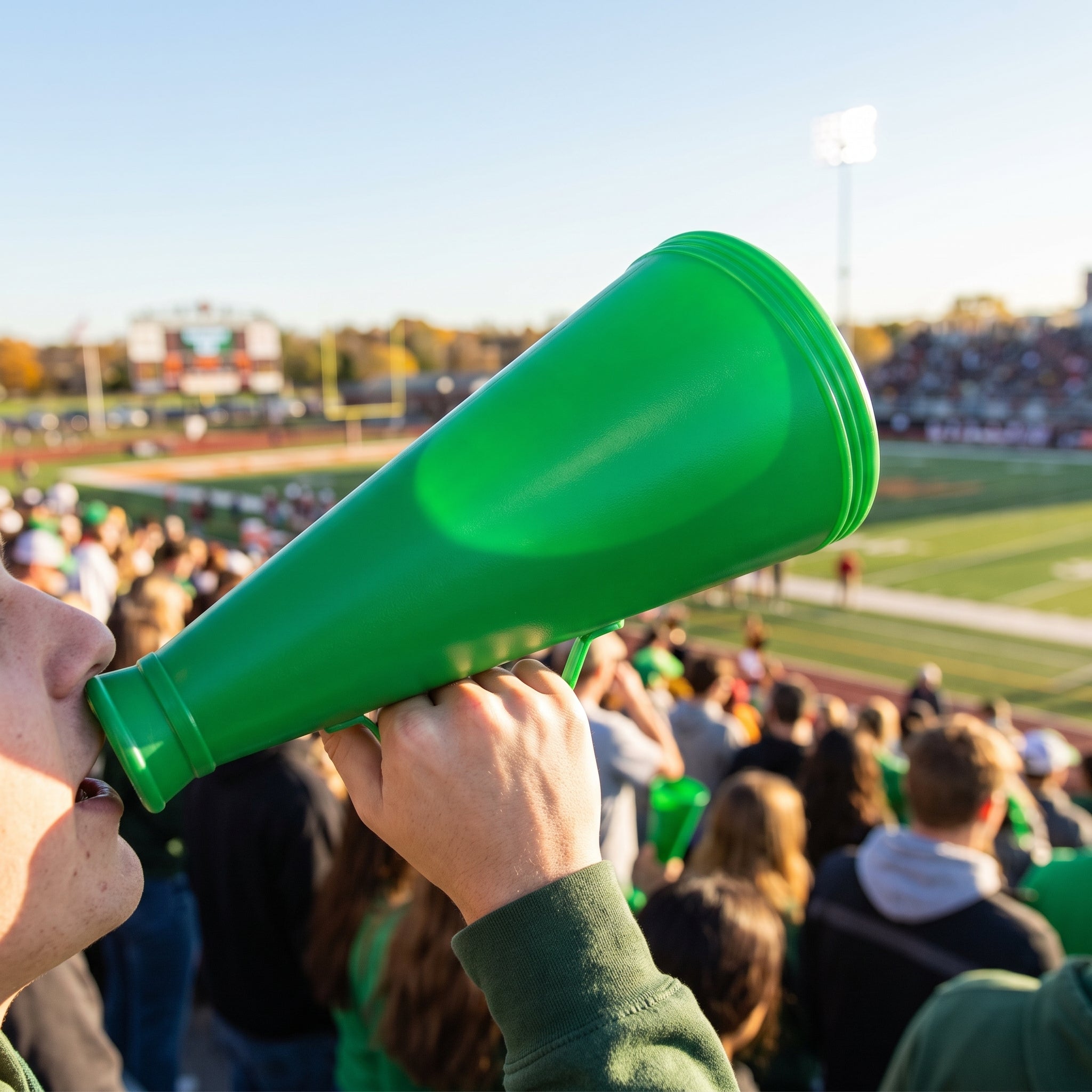 Green Team Spirit Megaphone - 8.25" x 6"