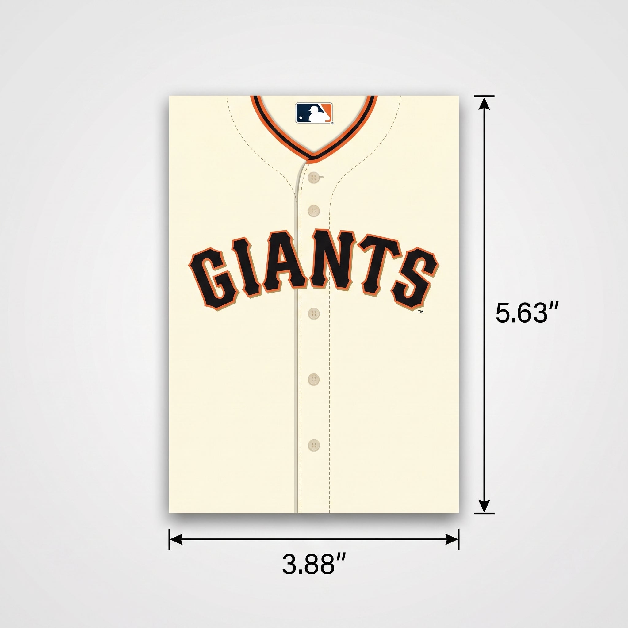 San Francisco Giants MLB Invitation & Thank You Card Set