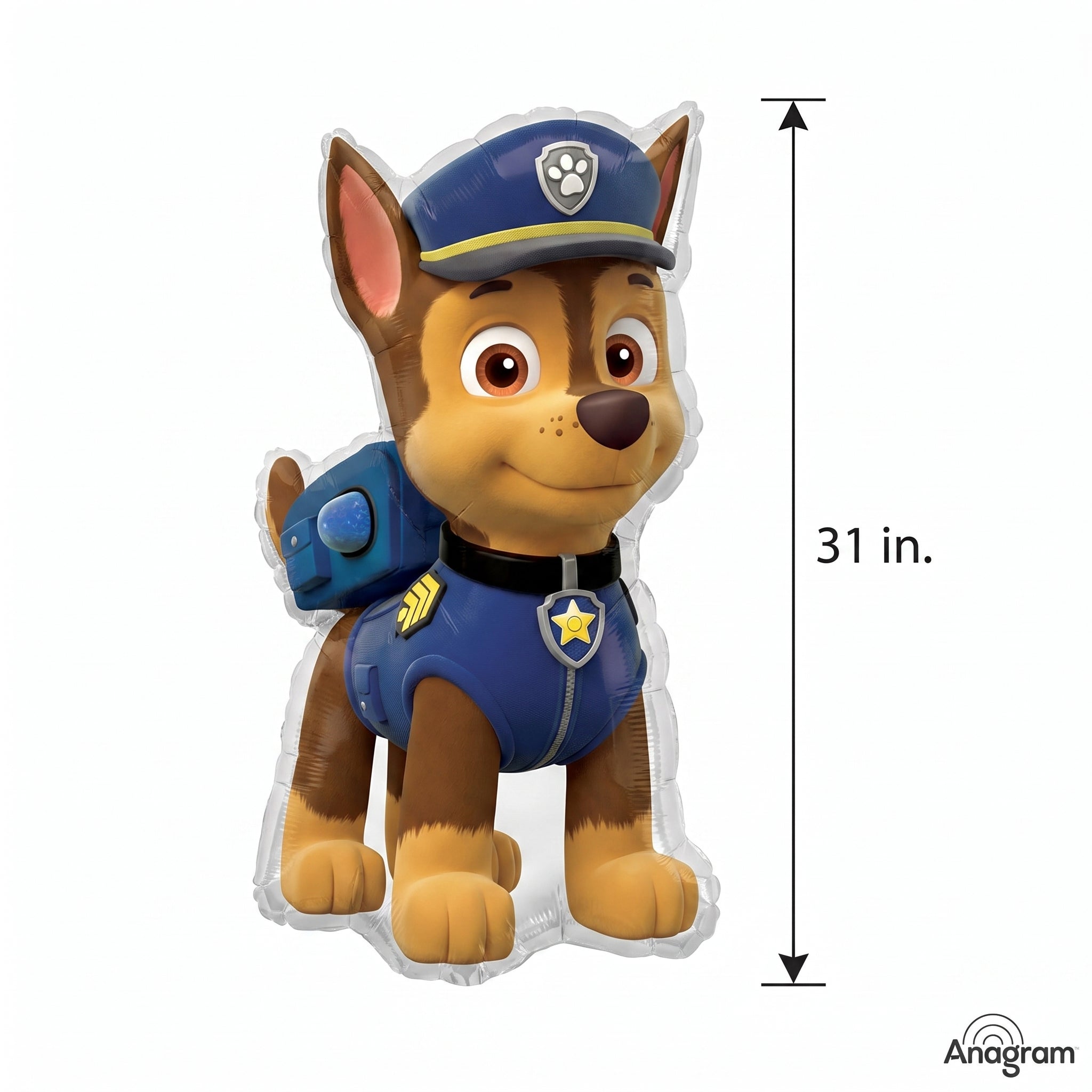 Paw Patrol Chase Super Shape Foil Balloon