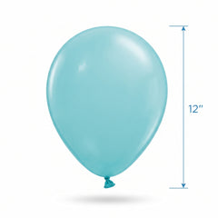 Robin Egg Blue Latex Balloons, 12-Inch, 15-Pack