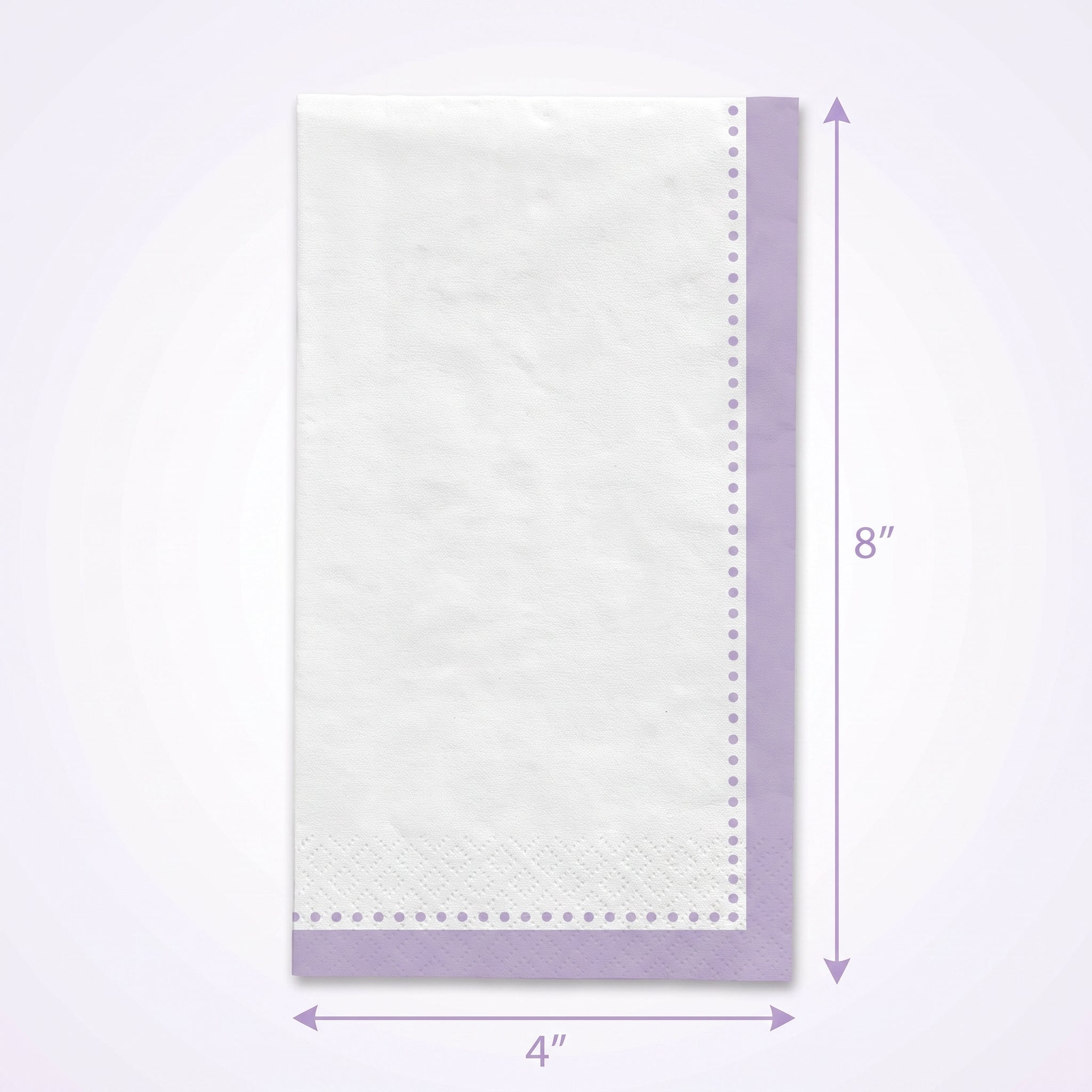 Premium Lavender Guest Towel Napkins - 20 Count