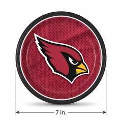 Arizona Cardinals 7" Round Paper Plates