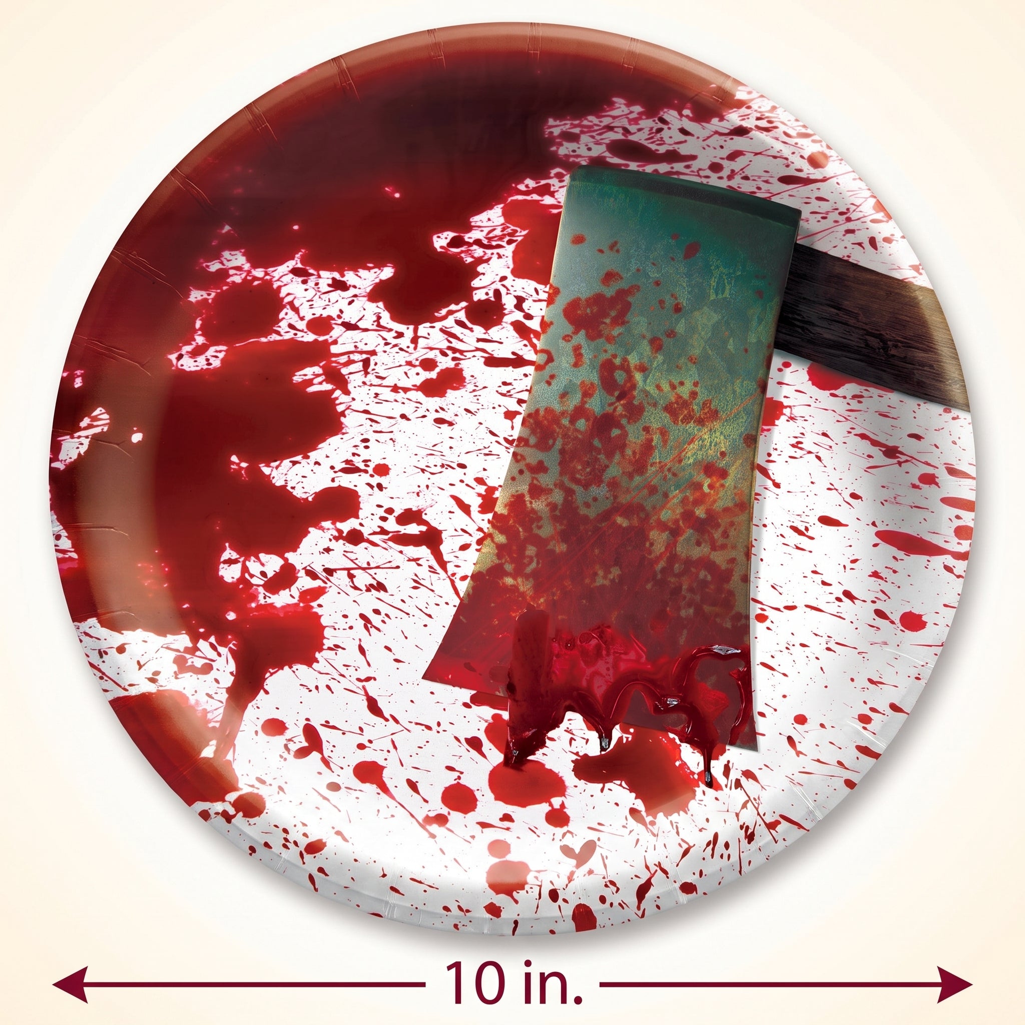 Get Axed 10" Halloween Party Plates