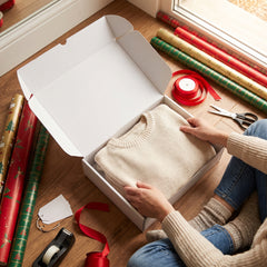 Classic White Gift Box - Elegant Packaging 14.75" x 9.5" x 2"