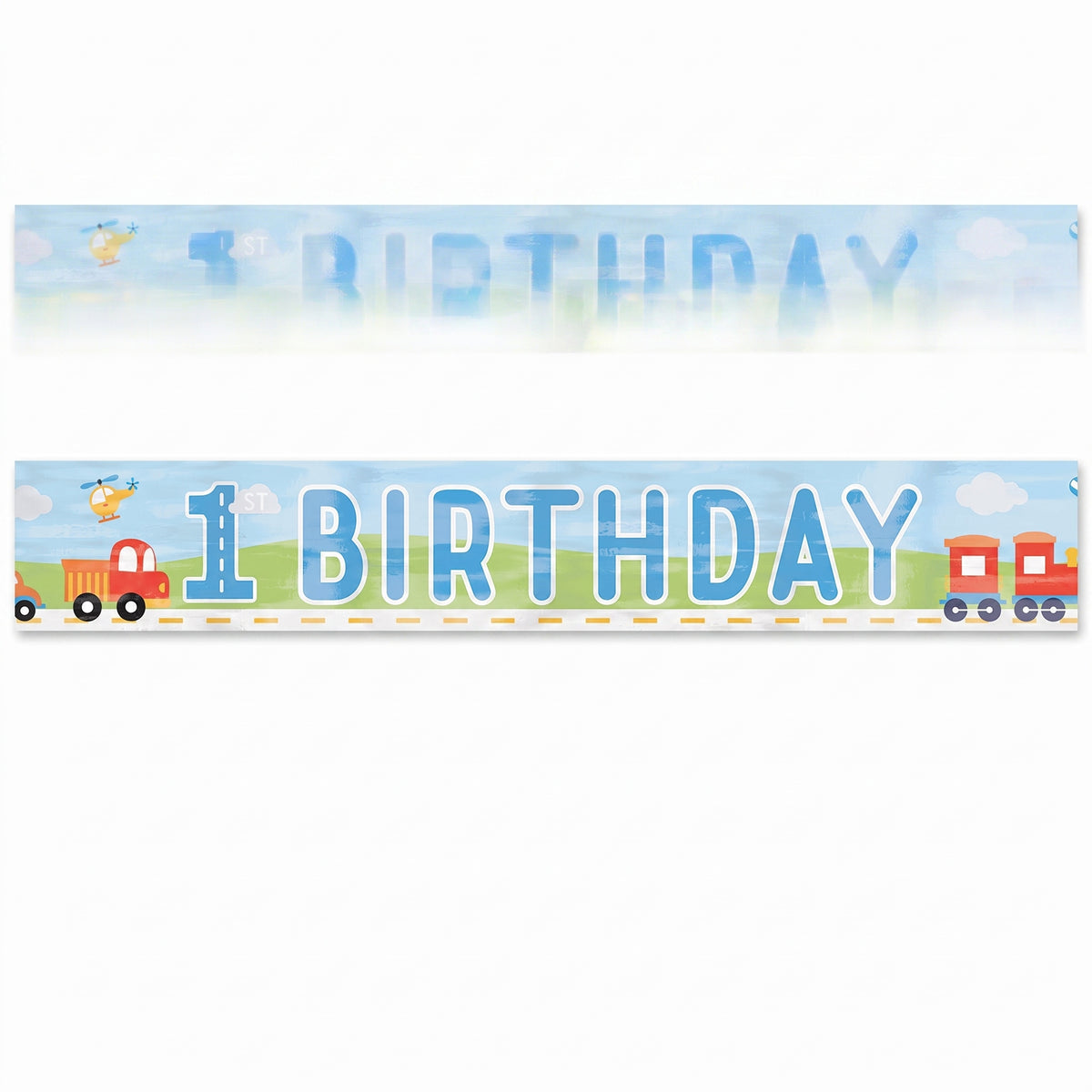 On the Road 1st Birthday Celebration Banner