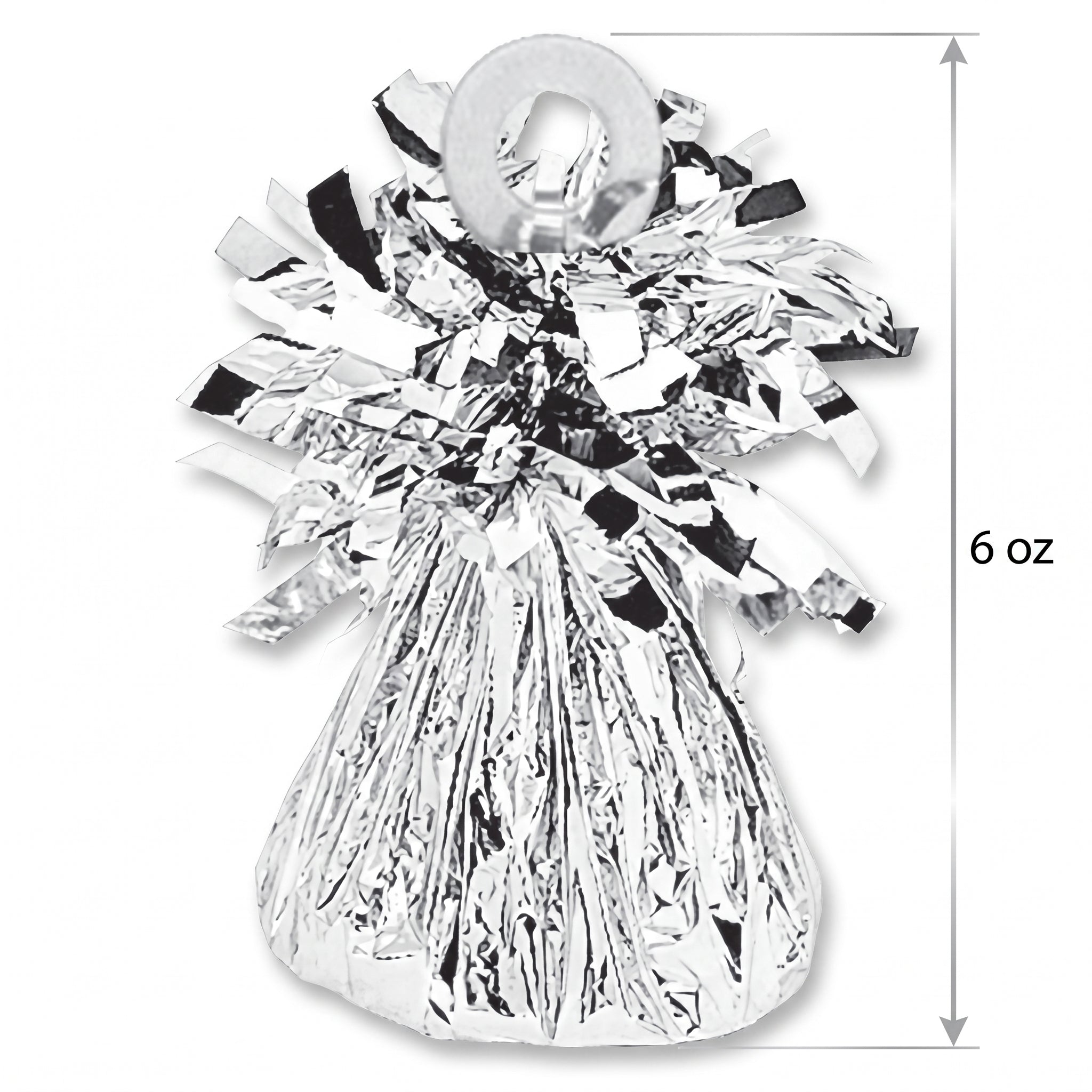 Silver Balloon Weight Party Accessory