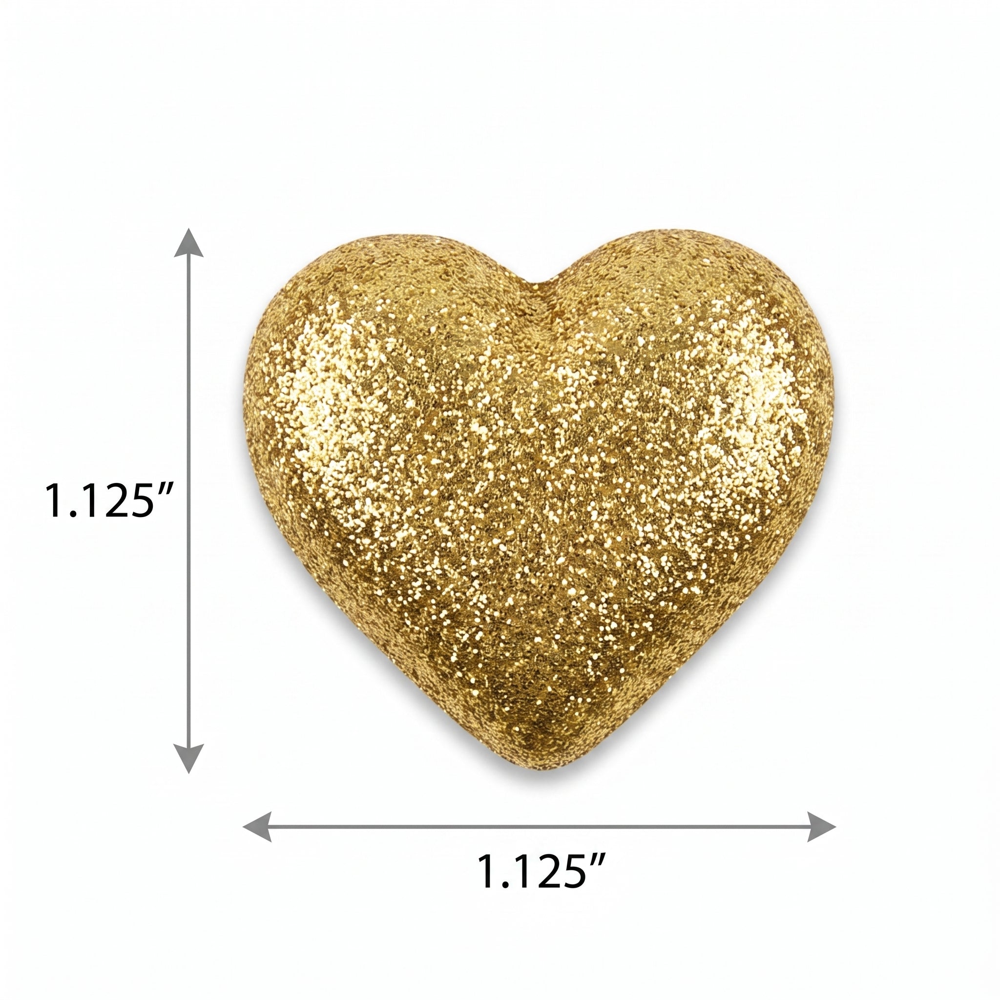 Glitter Heart Table Scatters - Pink & Gold Confetti Decor, 40 Pack