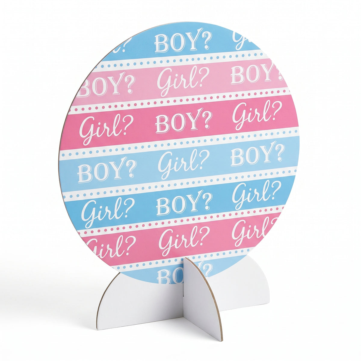 Pink or Blue? Baby Shower Table Decoration