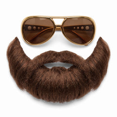 Hungover Beard & Moustache Costume Accessory