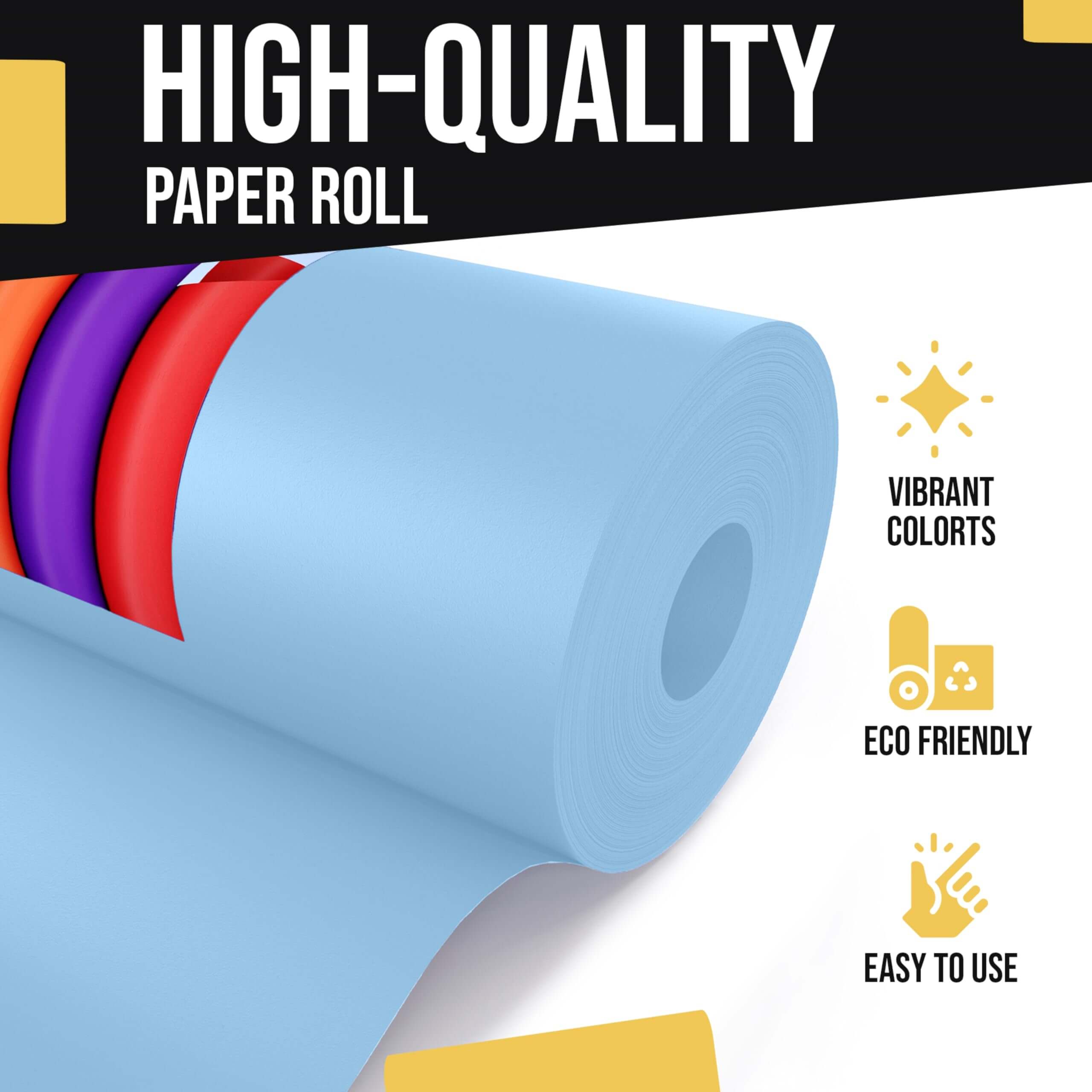 36 x 110' Kraft Paper Roll | Light Blue