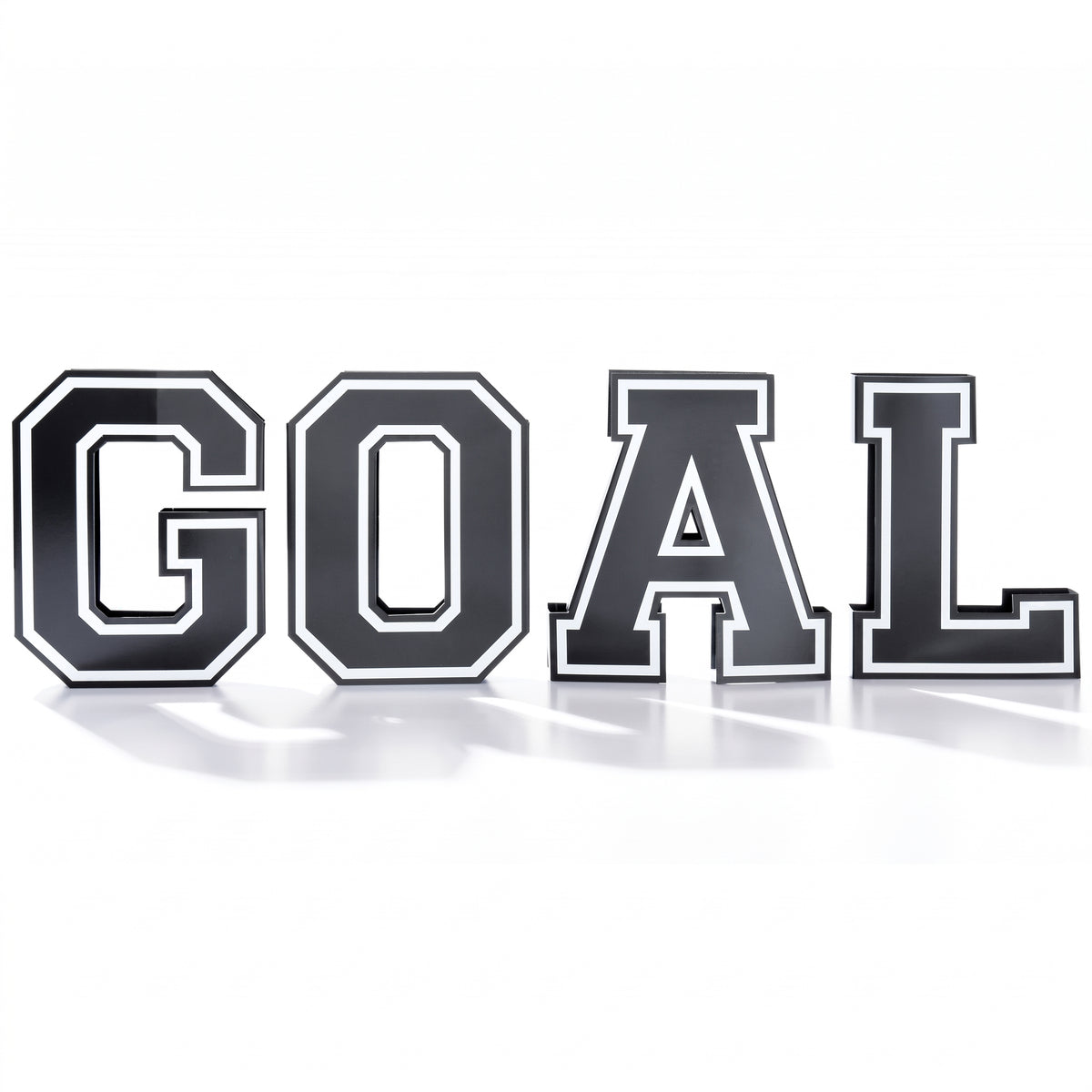 Soccer "GOAL" Centerpiece Board - 4 Pack