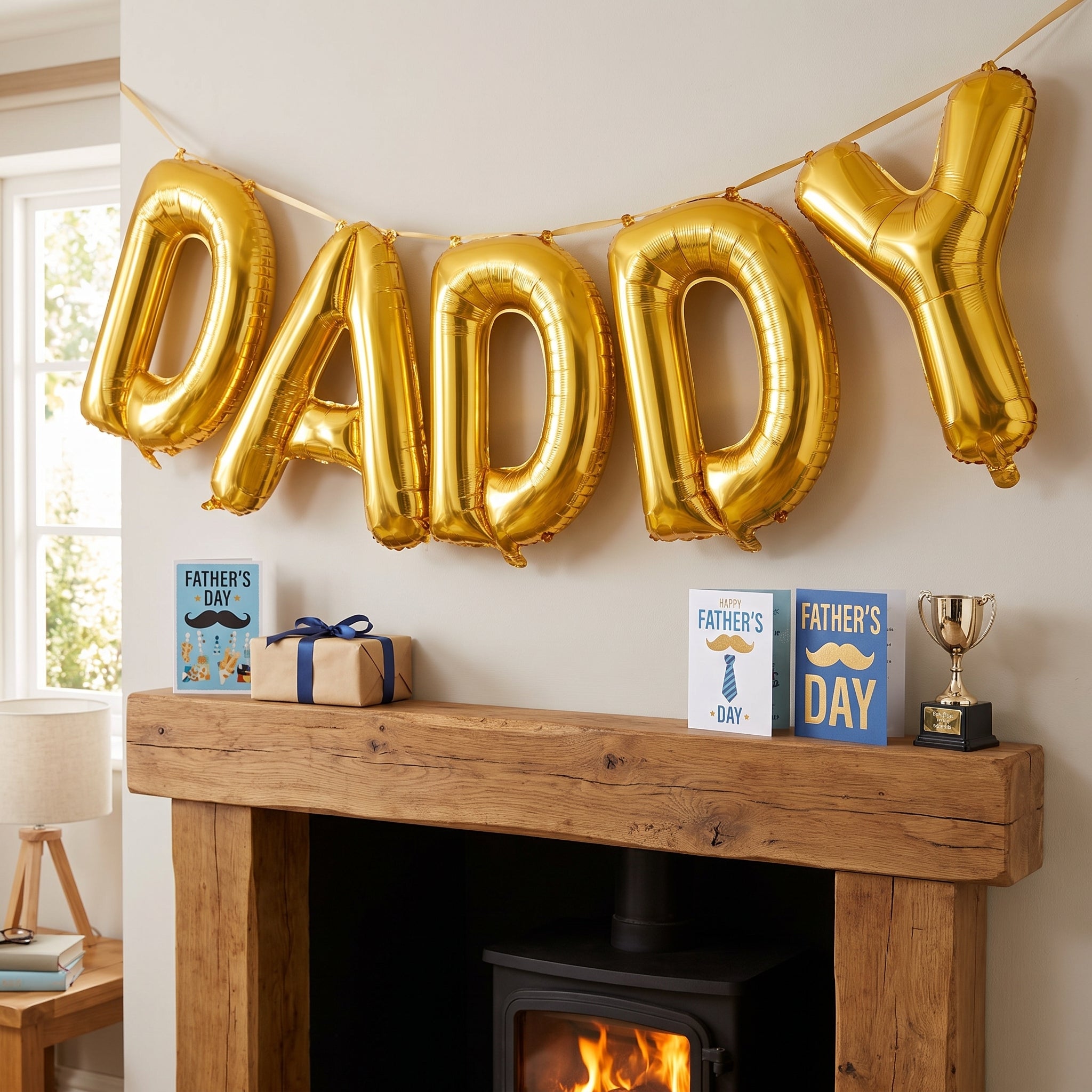 Gold Foil Letter "D" Balloon - Super Shape