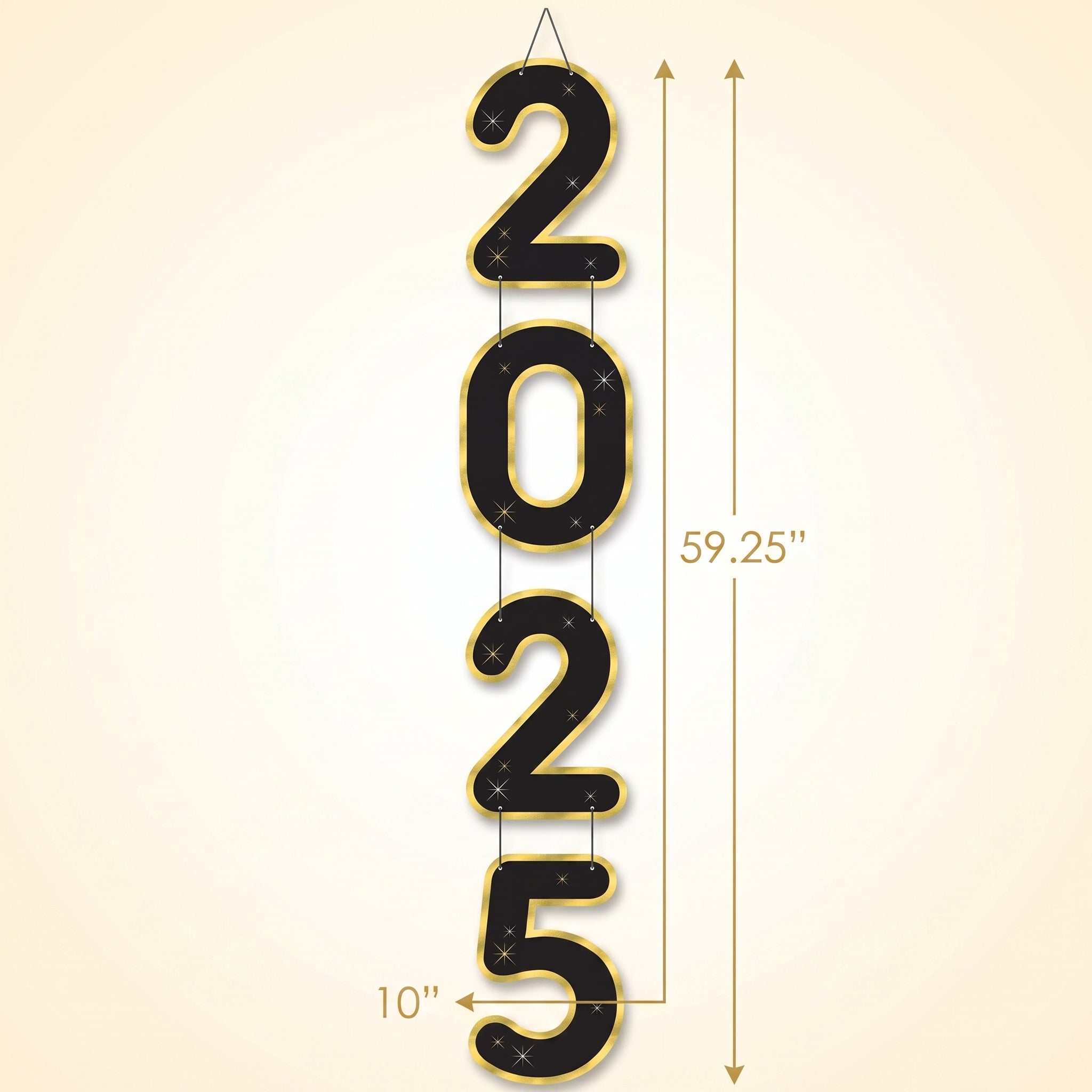 2025 New Year's Jumbo Hanging Decoration