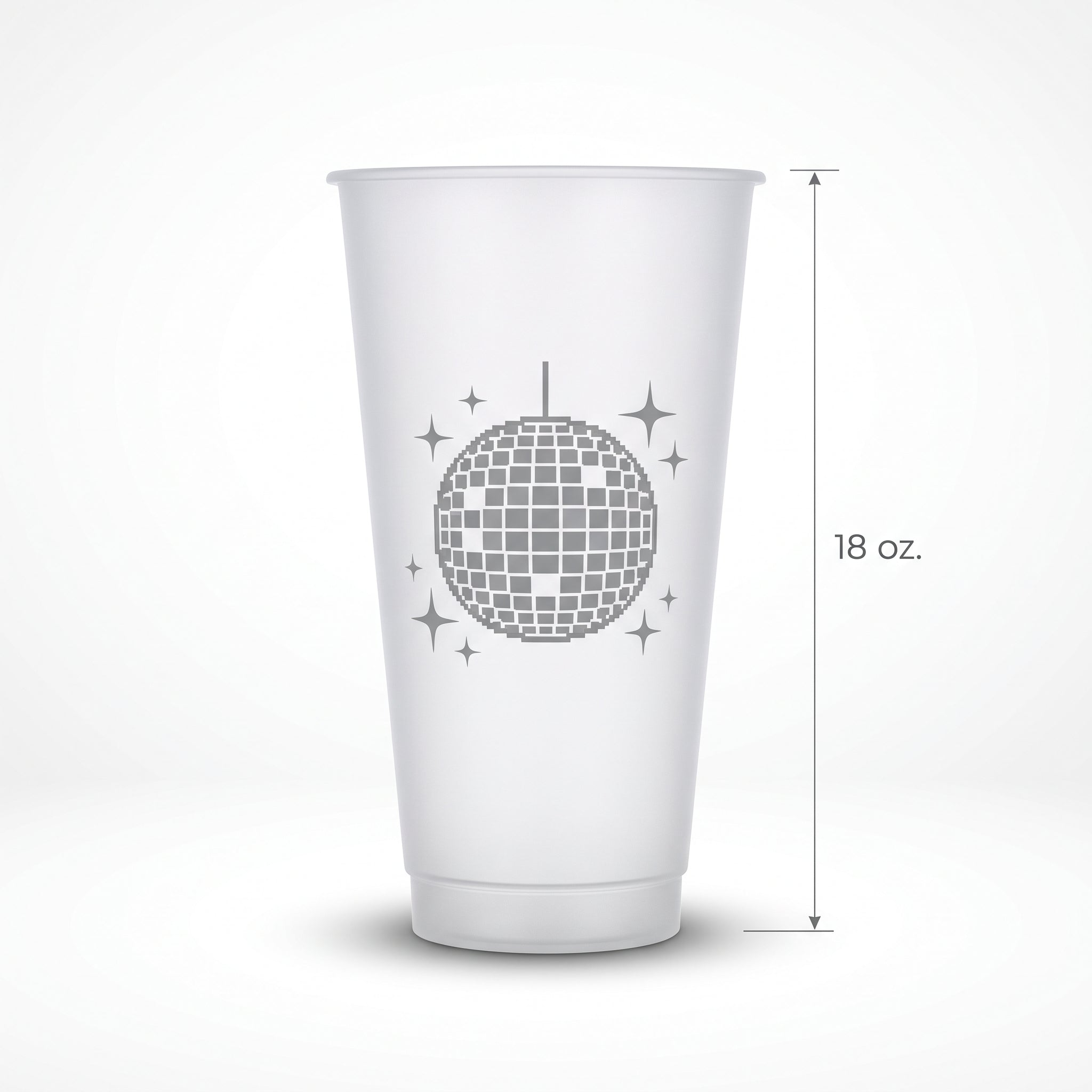 18 oz Disco Party Plastic Tumblers