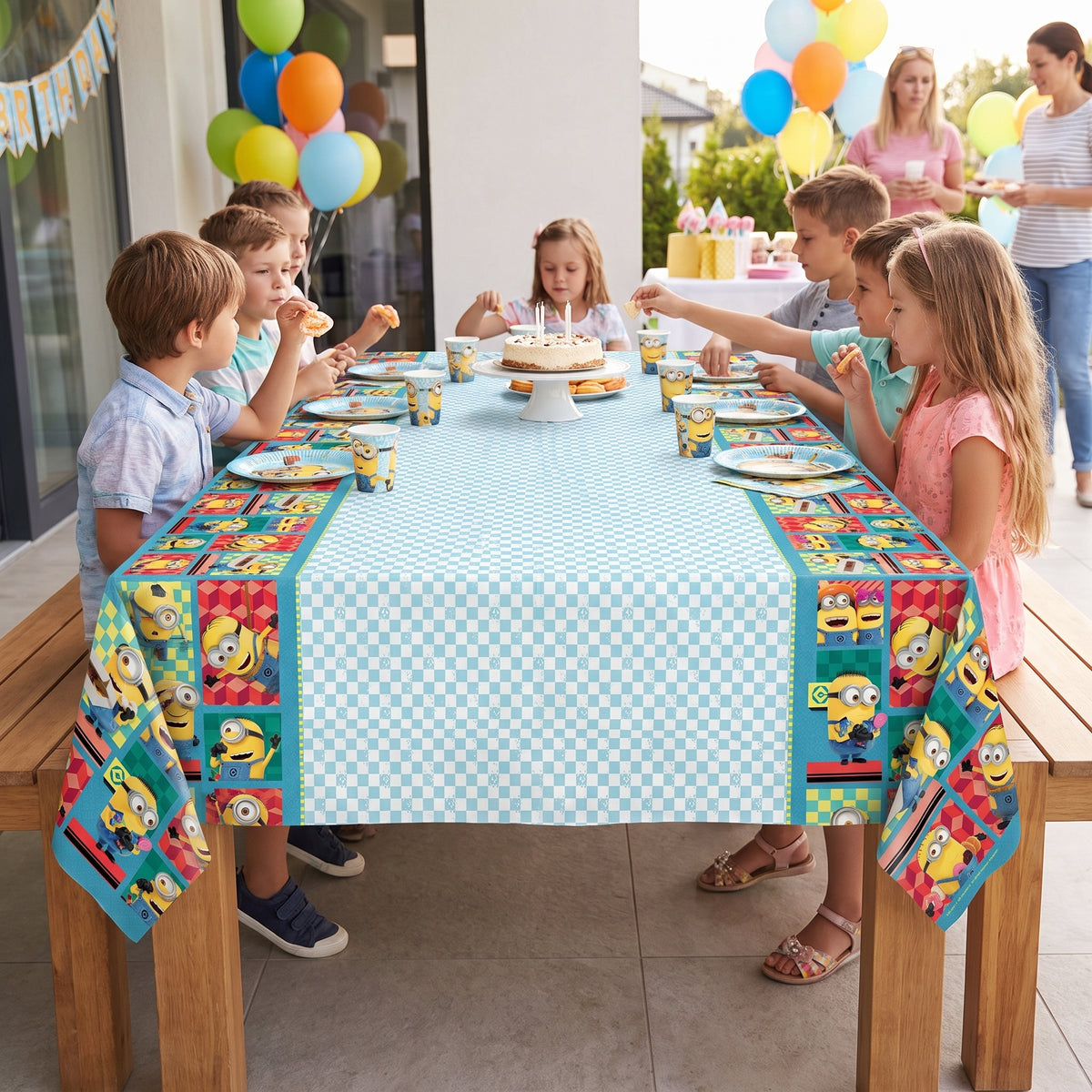Despicable Me Minion Plastic Table Cover - 54" x 96"