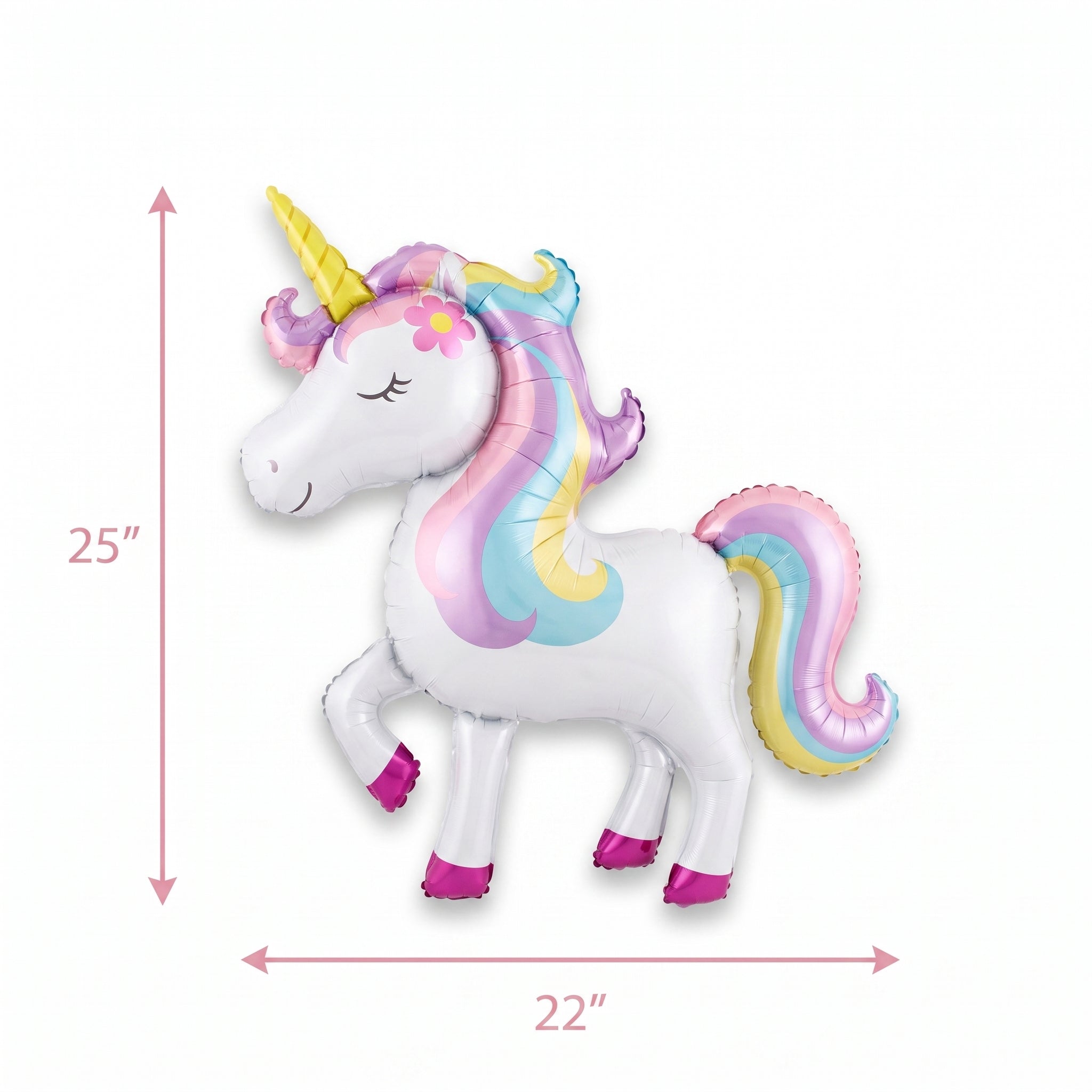 Enchanted Unicorn Air-Filled Foil Balloon