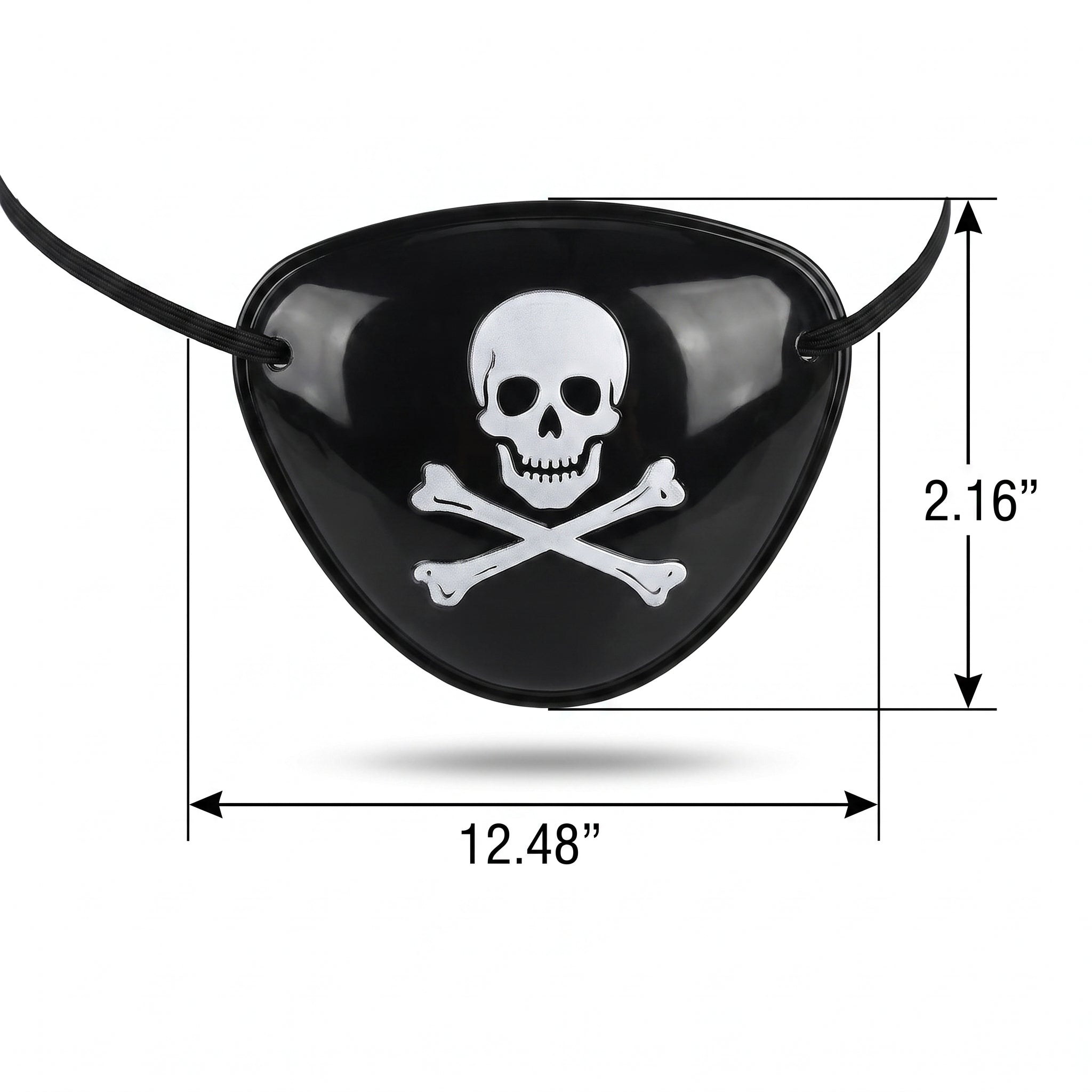 Pirate Eye Patches - 12 Pack Party Favors