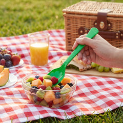 Festive Green Plastic Spoon - 7.5 in.