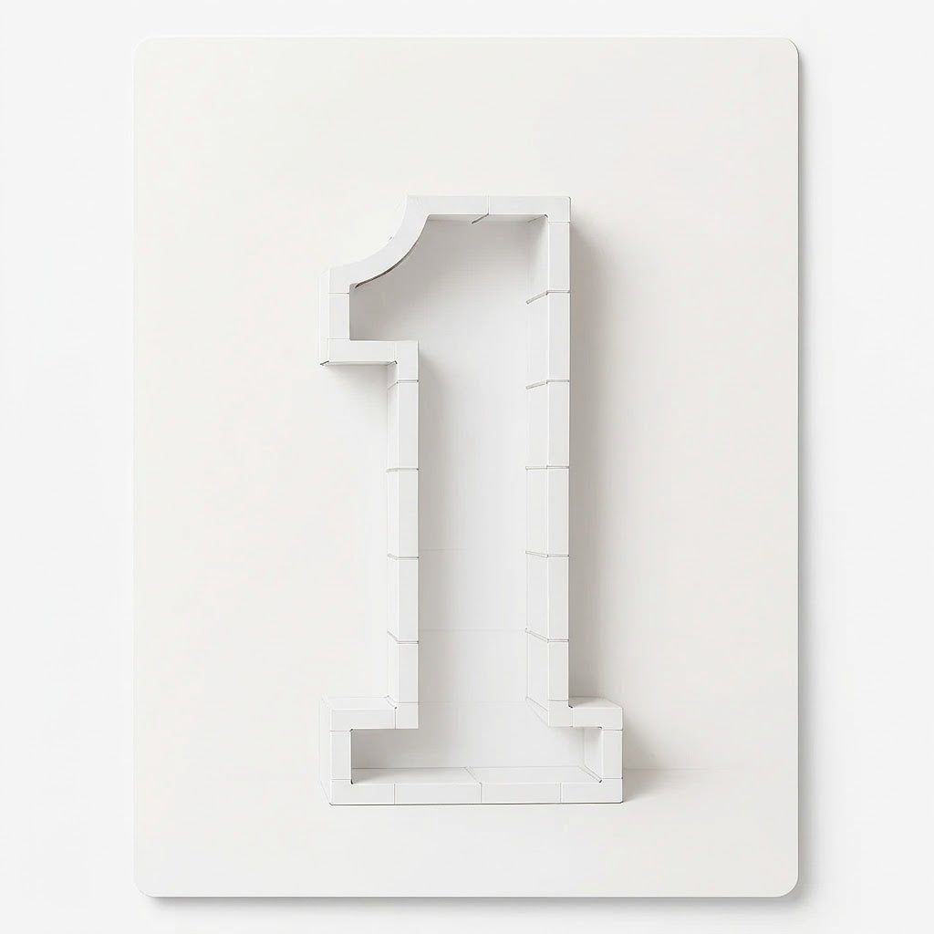 Number 1 Balloon Display Frame Kit