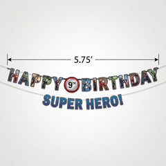 Marvel Avengers Customizable Birthday Banner Kit
