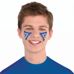 Royal Blue Face Paint Makeup with Applicator - 0.21 Oz.