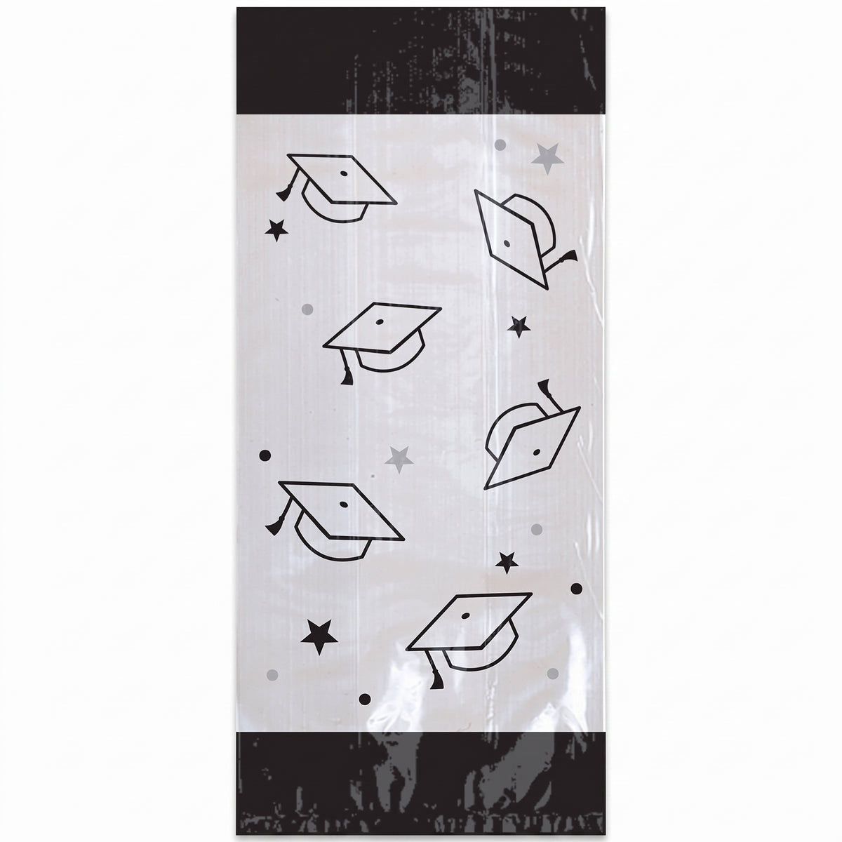 Graduation Celebration Cellophane Bags with Grad Caps, 20-Pack