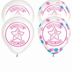 Internet Famous Confetti Latex Balloons - 12" Party Decor, 2-Pack