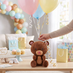 Adorable Bear Plush Balloon Weight Accessory