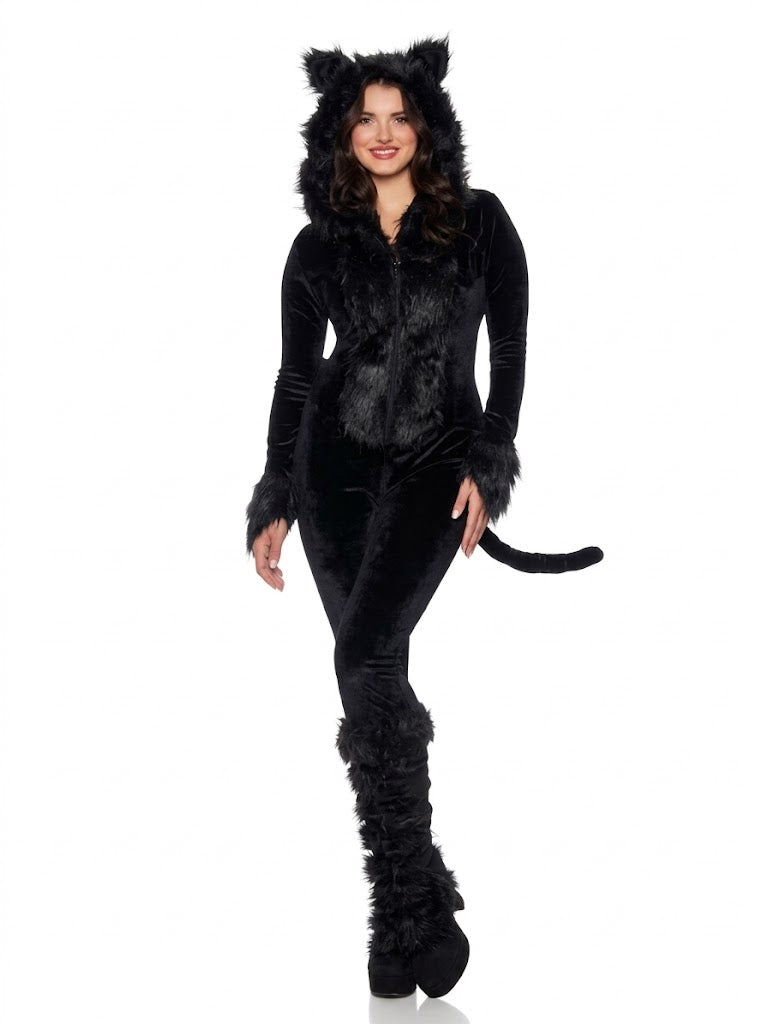 Women's Midnight Black Cat Costume