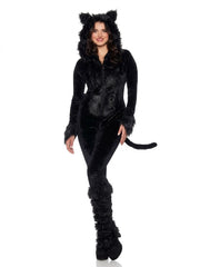 Women's Midnight Black Cat Costume