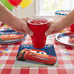 Disney Cars 3 Lightning McQueen Beverage Napkins, 16-Pack - 5 In. X 5 In.