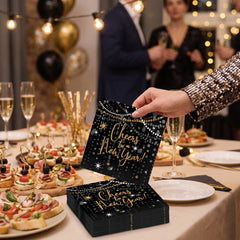 Midnight Hour New Year's Eve Luncheon Napkins - 6.5 In. x 6.5 In.