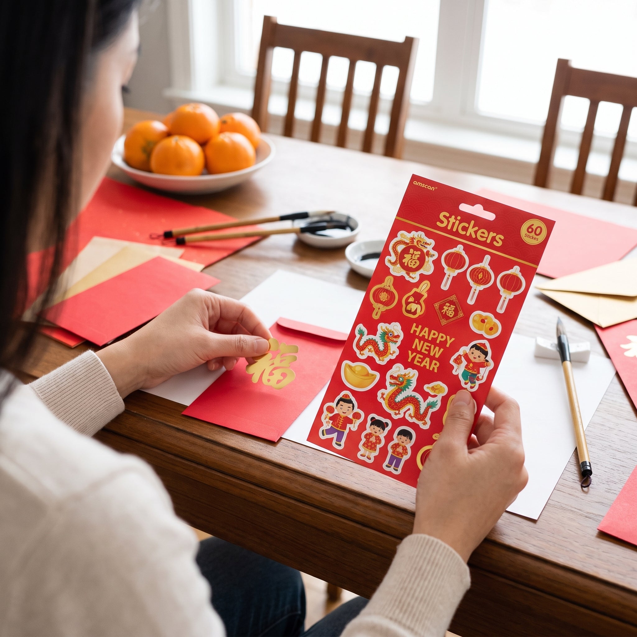 Lunar New Year Sticker Variety Pack - 60 Stickers