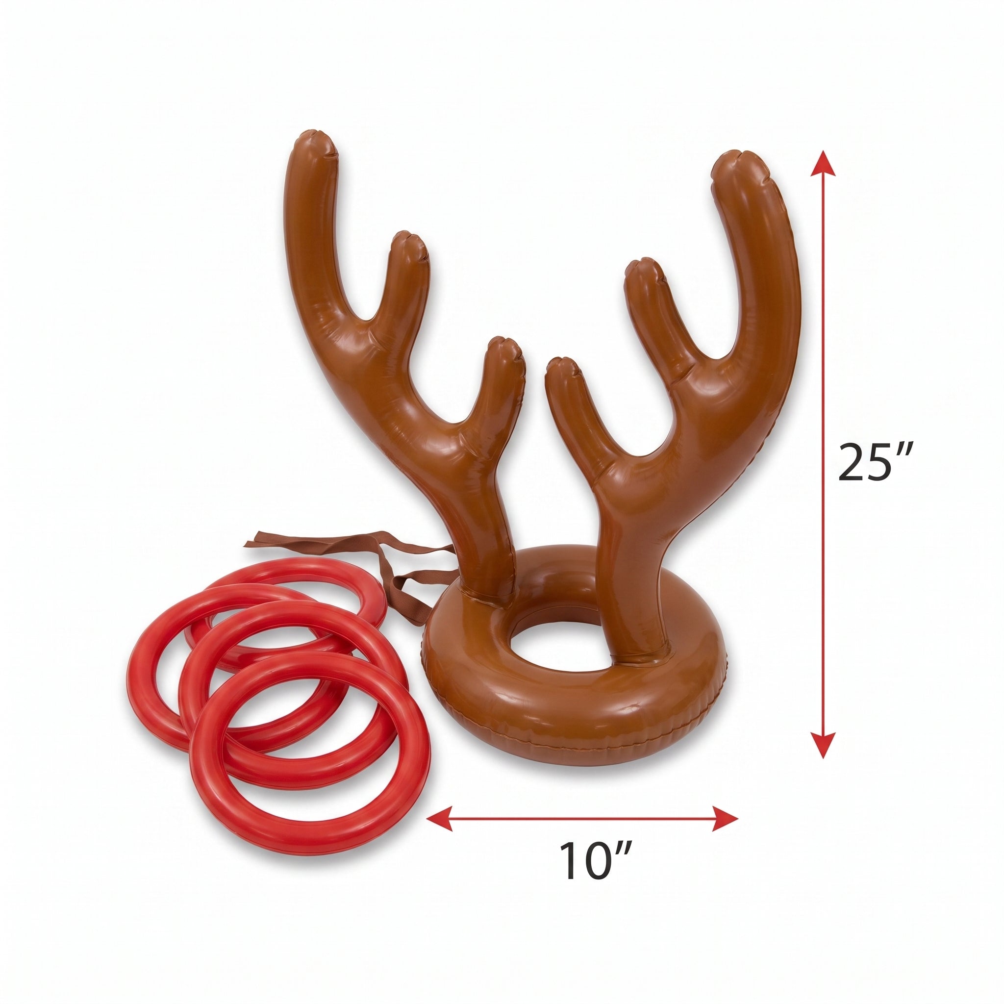 Inflatable Reindeer Ring Toss Game - Festive Christmas Fun