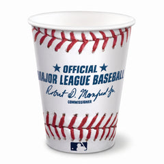 MLB Rawlings Baseball 9 oz Paper Cups - 8 Pack