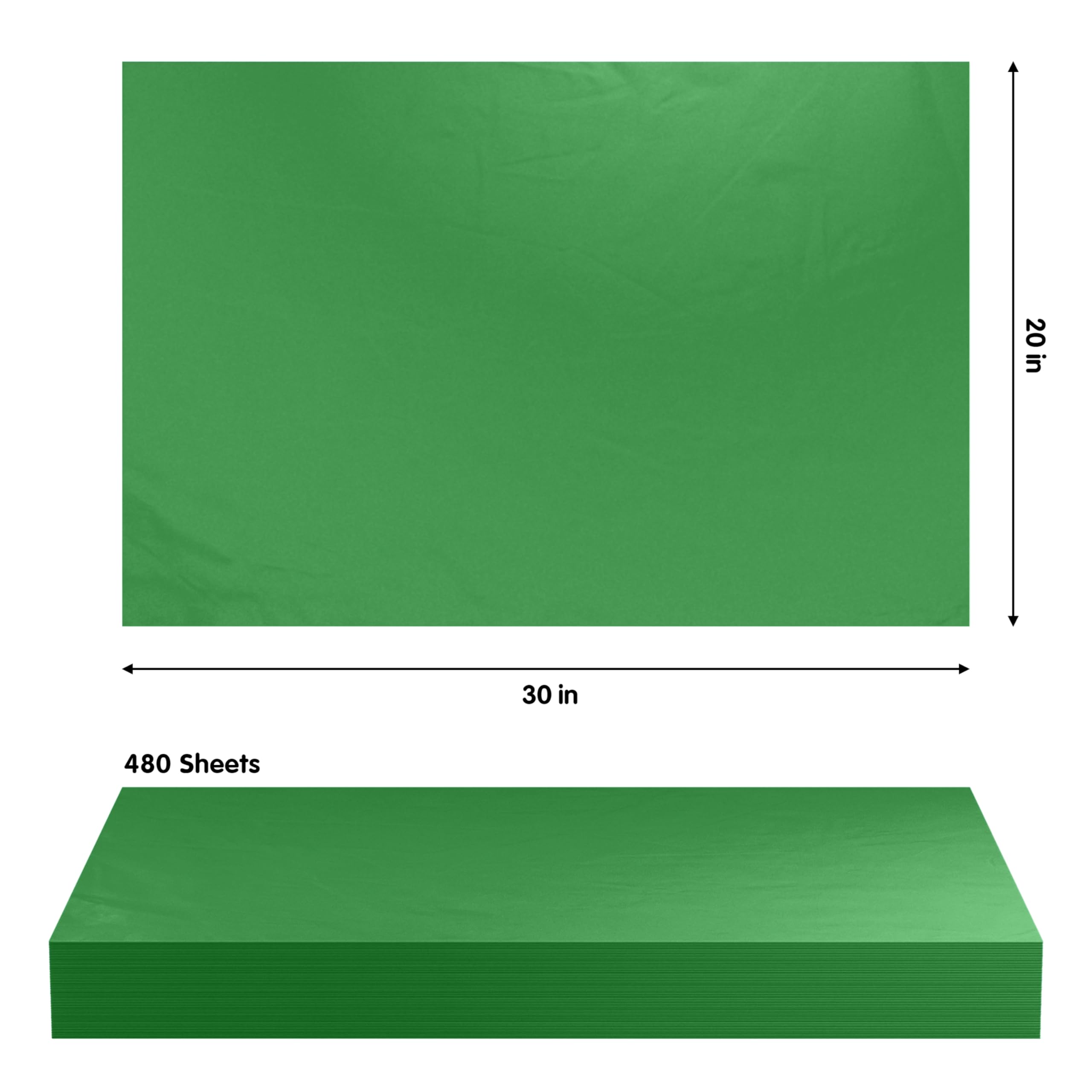 EMERALD TISSUE REAM 20" x 30" - 480 SHEETS