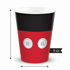 Mickey Mouse Forever Paper Cups - 9oz, 8ct