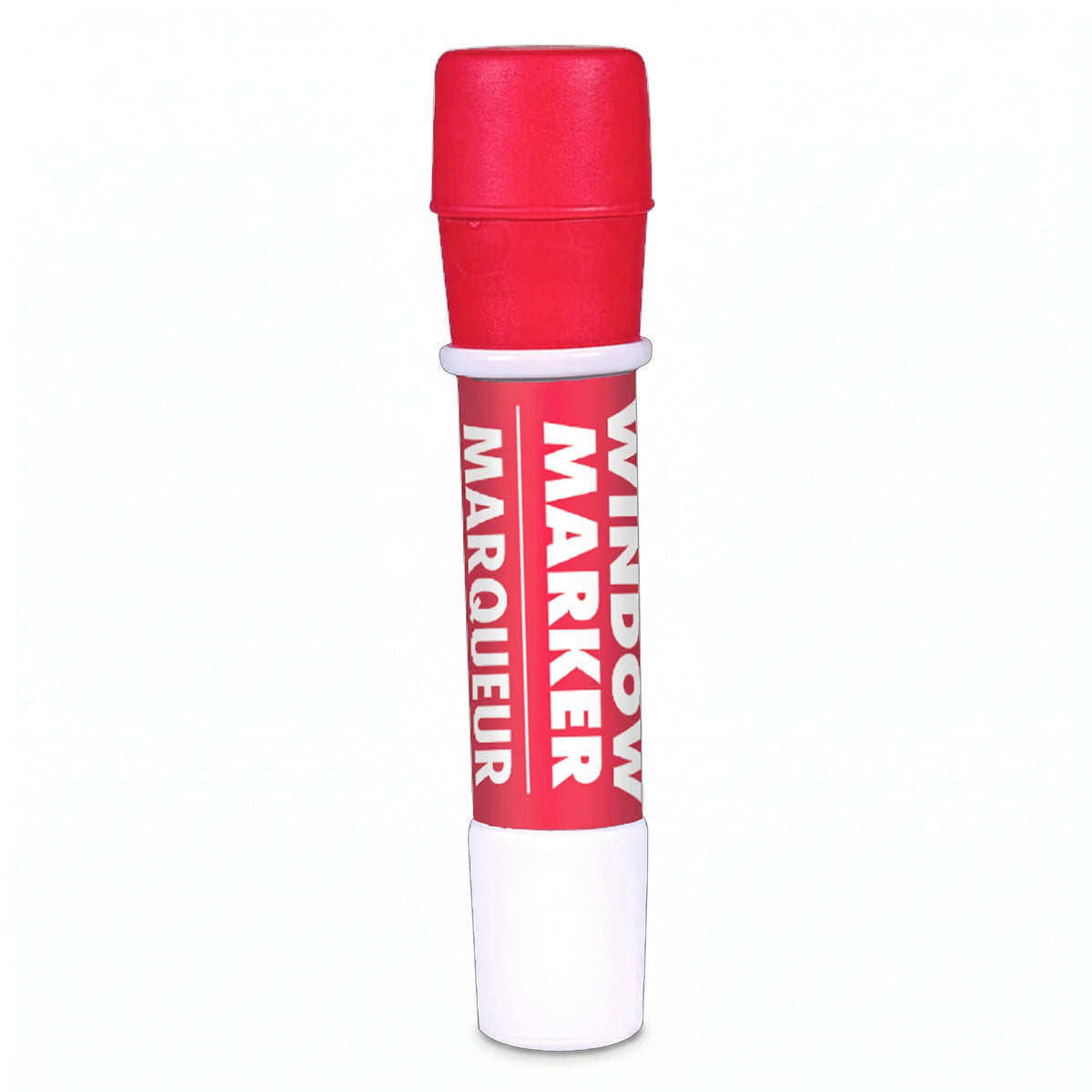 Vibrant Red Window Marker for Team Spirit