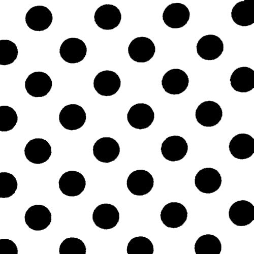 Black Polka Dot Plastic Table Covers | 12 Pack