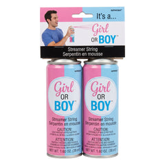 Girl Gender Reveal Streamer String - 2 Pack