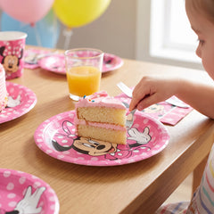 Minnie Mouse Forever 7" Round Paper Dessert Plates - 8 Pack