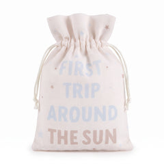 "One and Loving It" First Birthday Fabric Favour Pouch