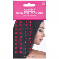 Pink Hair Gems Set - 50 Piece Set
